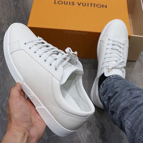 louis vuitton shoes white sneakers|louis vuitton white sneakers ladies.